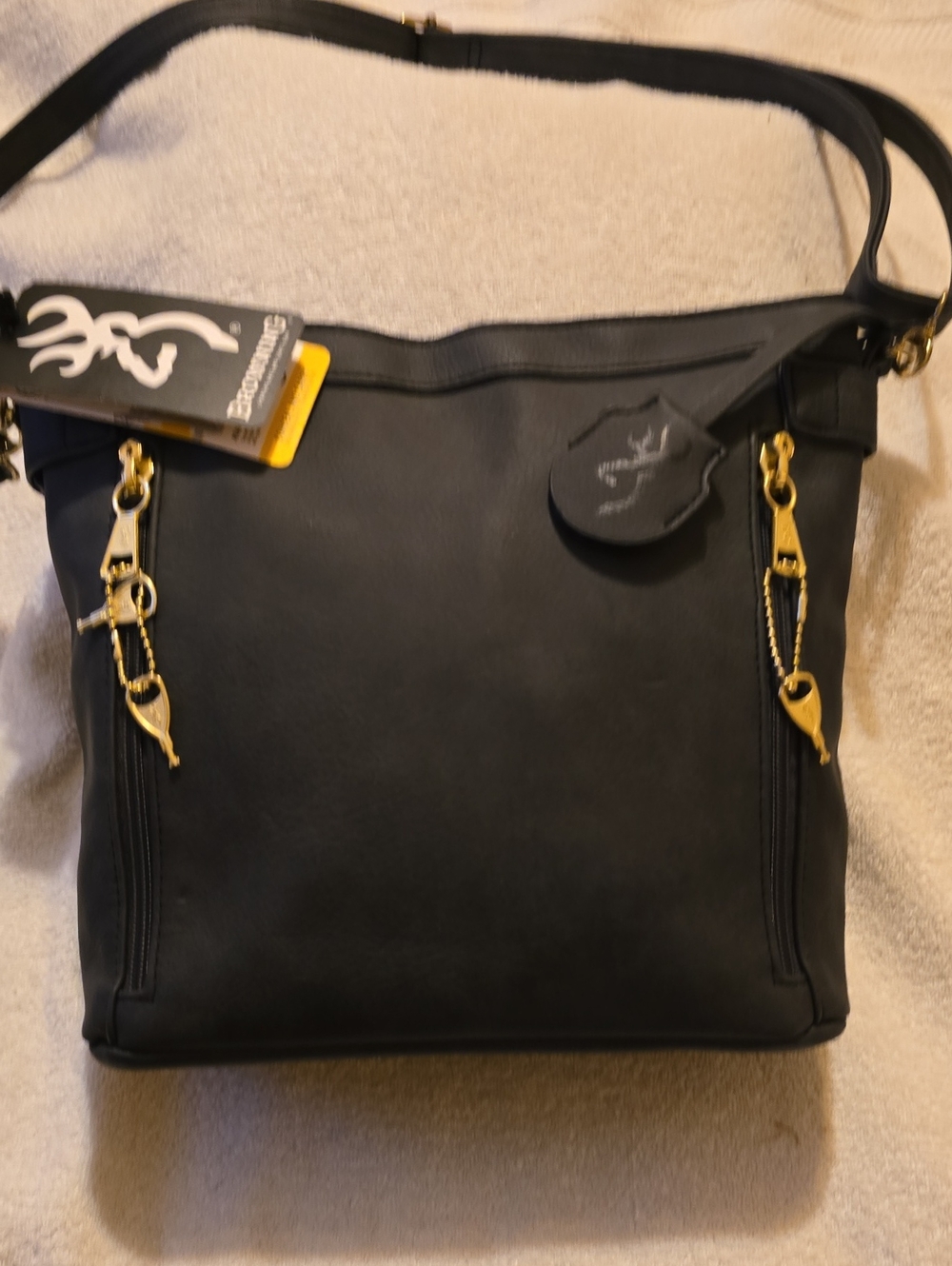 Browning Alexandria Black Concealed Carry CCW Crossbody Handbag Purse NWT